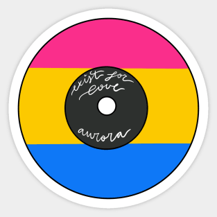 LGBT Pansexual vynil - PINK Sticker